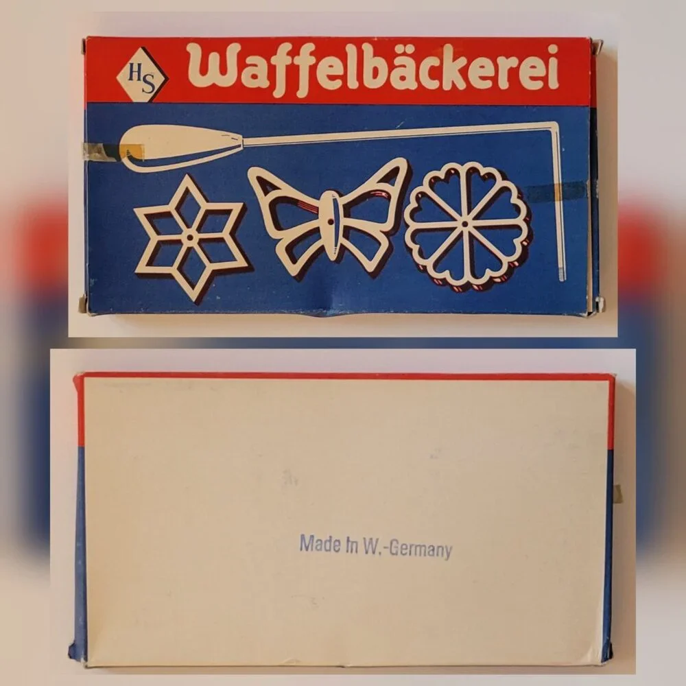 Vintage waffelbäckerei waffle